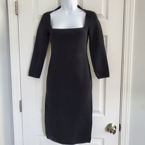 Polo Ralph Lauren Square Black Dress XS